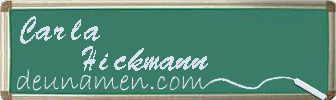 Carla Hickmann Visitenkarte